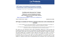 Desktop Screenshot of laprotesta.zoomblog.com