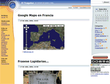 Tablet Screenshot of eltragaluz.zoomblog.com