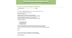 Desktop Screenshot of estrellasecuatorianas.zoomblog.com