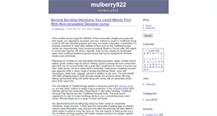 Desktop Screenshot of mulberry822.zoomblog.com