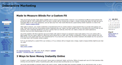 Desktop Screenshot of interactivemarketing.zoomblog.com