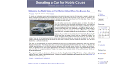 Desktop Screenshot of donateacar.zoomblog.com