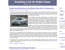 Tablet Screenshot of donateacar.zoomblog.com