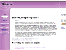 Tablet Screenshot of noalaborto.zoomblog.com