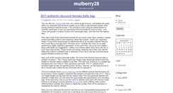Desktop Screenshot of mulberry28.zoomblog.com