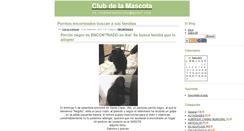 Desktop Screenshot of clubdelamascota.zoomblog.com