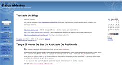 Desktop Screenshot of datosabiertos.zoomblog.com
