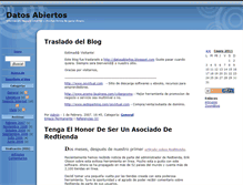 Tablet Screenshot of datosabiertos.zoomblog.com