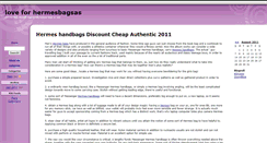 Desktop Screenshot of hermesbagsasa.zoomblog.com
