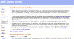 Desktop Screenshot of besttutoringservice.zoomblog.com
