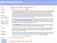 Tablet Screenshot of besttutoringservice.zoomblog.com