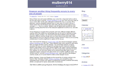 Desktop Screenshot of mulberry814.zoomblog.com