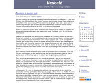 Tablet Screenshot of nescafe.zoomblog.com