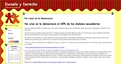 Desktop Screenshot of escuelayderecho.zoomblog.com