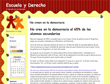 Tablet Screenshot of escuelayderecho.zoomblog.com