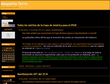 Tablet Screenshot of despertaferro.zoomblog.com