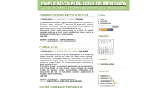 Desktop Screenshot of empleadospublicos.zoomblog.com