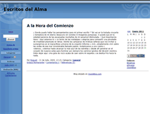 Tablet Screenshot of escritosdelalma.zoomblog.com