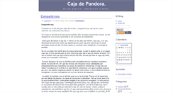 Desktop Screenshot of cajadepandora.zoomblog.com